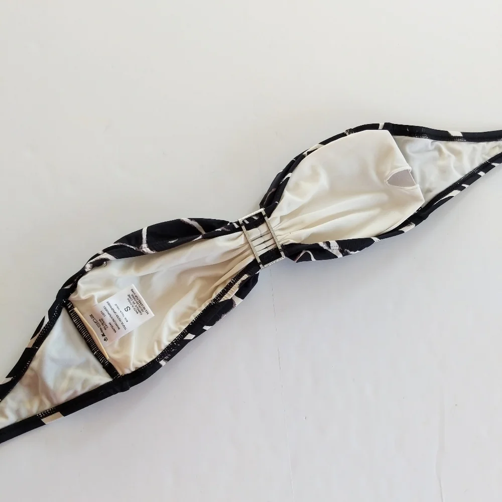 MICHAEL Michael Kors Bandeau Swim Top Size Small - Picture 6 of 8